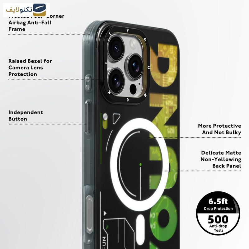 کاور یانگ کیت مدل Futuristic and Digital کد Z02 مناسب برای گوشی موبایل اپل iphone 16promax