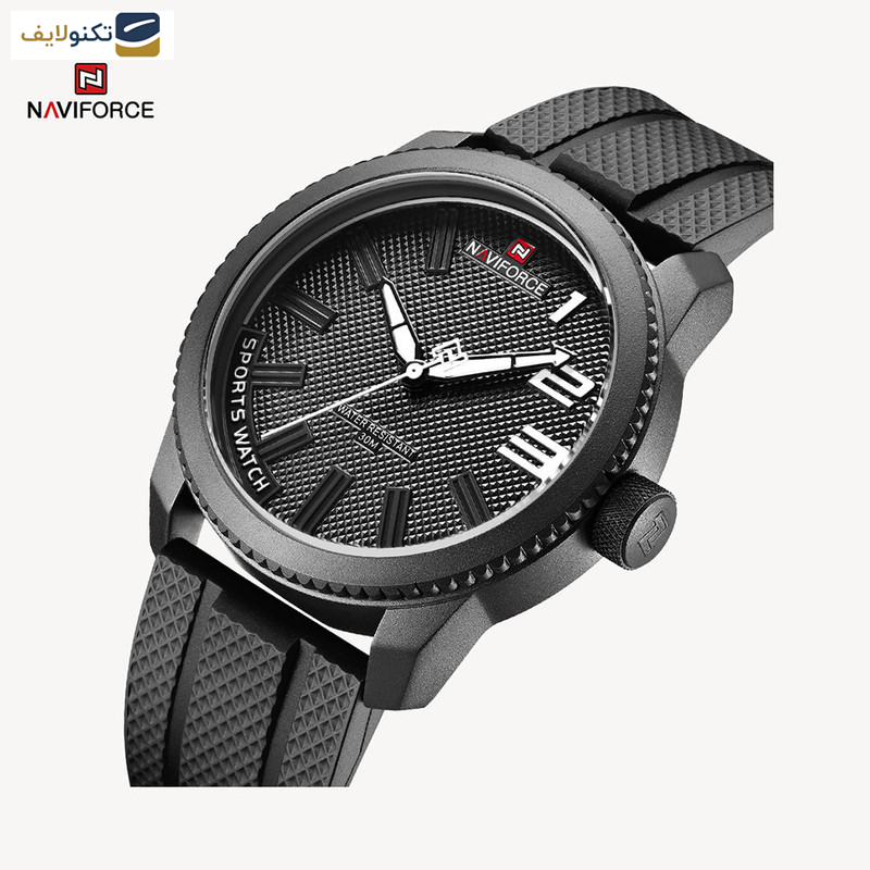 ساعت مچی عقربهای مردانه نیوی فورس مدل NF9202BWB ساعت مچی عقربهای مردانه نیوی فورس مدل NF9202BWB