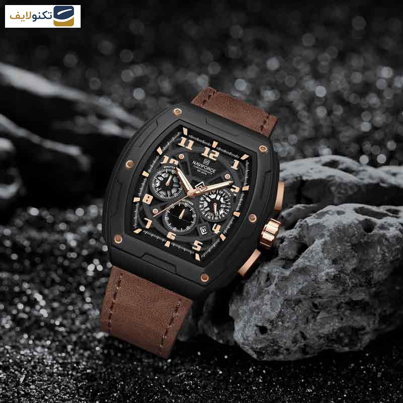 ساعت مچی عقربه‌ای مردانه نیوی فورس مدل NF8053 BRBK