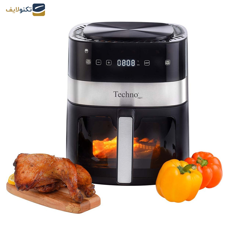 سرخ کن بدون روغن تکنو مدل te-454 سرخ کن بدون روغن تکنو مدل te-454