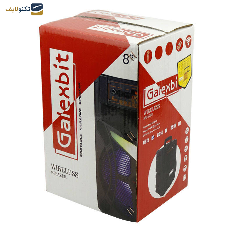 اسپیکر بلوتوثی قابل حمل گلکسبیت مدل GS-15 اسپیکر بلوتوثی قابل حمل گلکسبیت مدل GS-15
