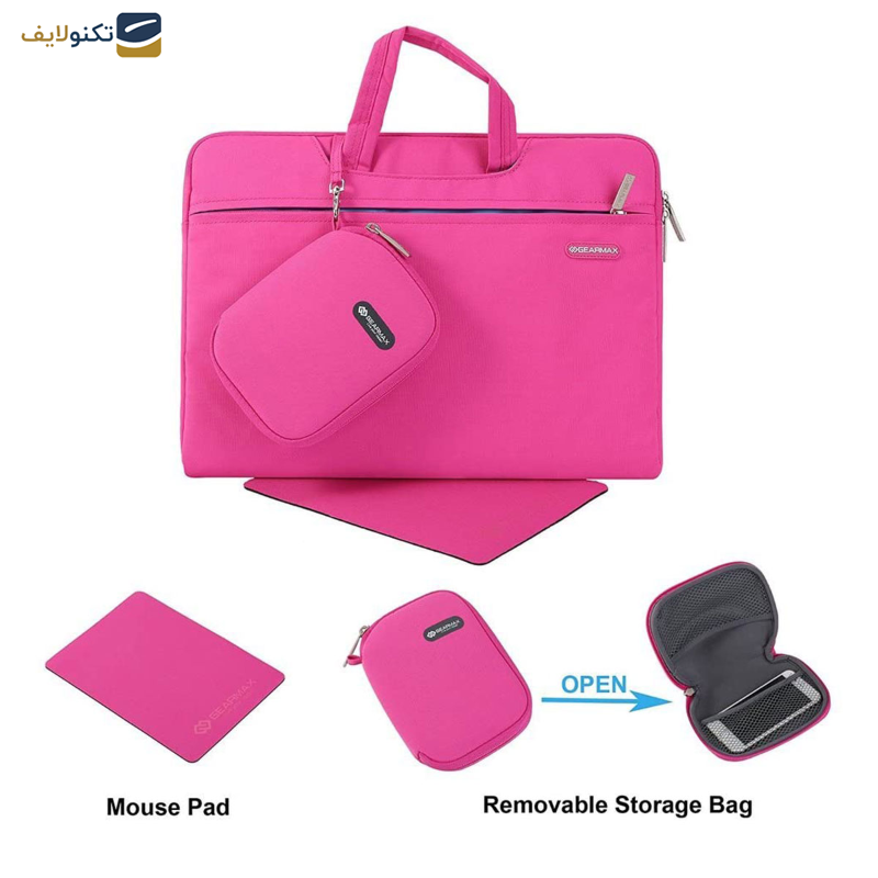 کیف لپ تاپ ویوو مدل Campus Slim Case GM3910 مناسب برای لپ تاپ سایز 15.4 اینچی به همراه کیف لوازم جانبی 