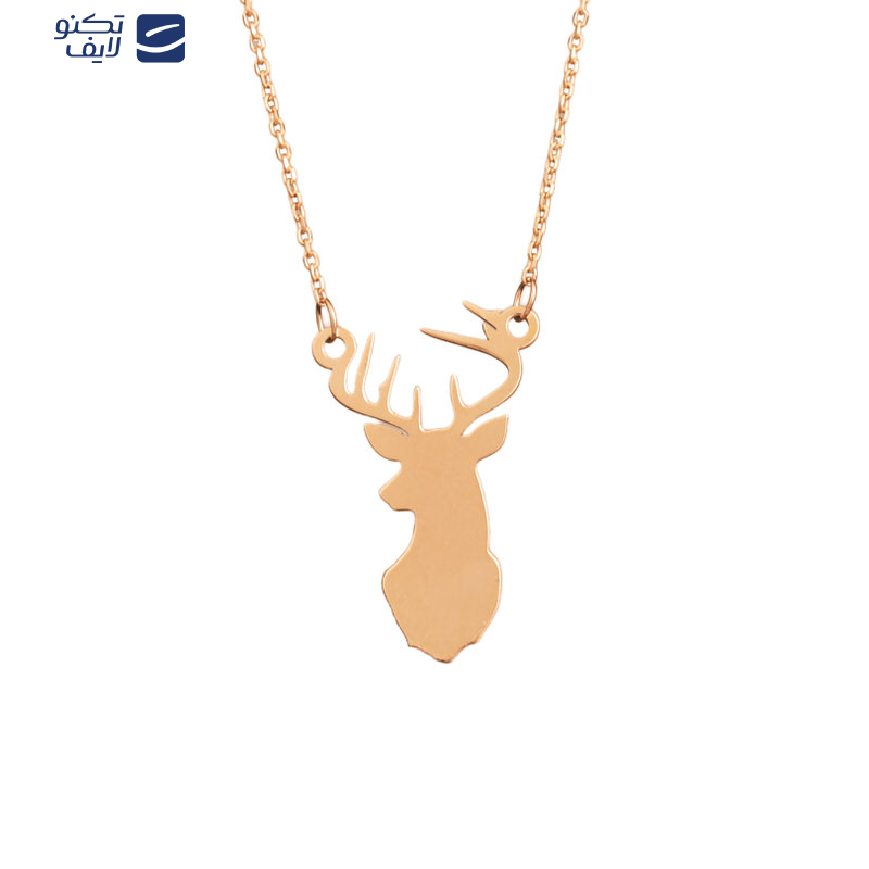 گردنبند  طلا18 عیار طرح گوزن  شوکا