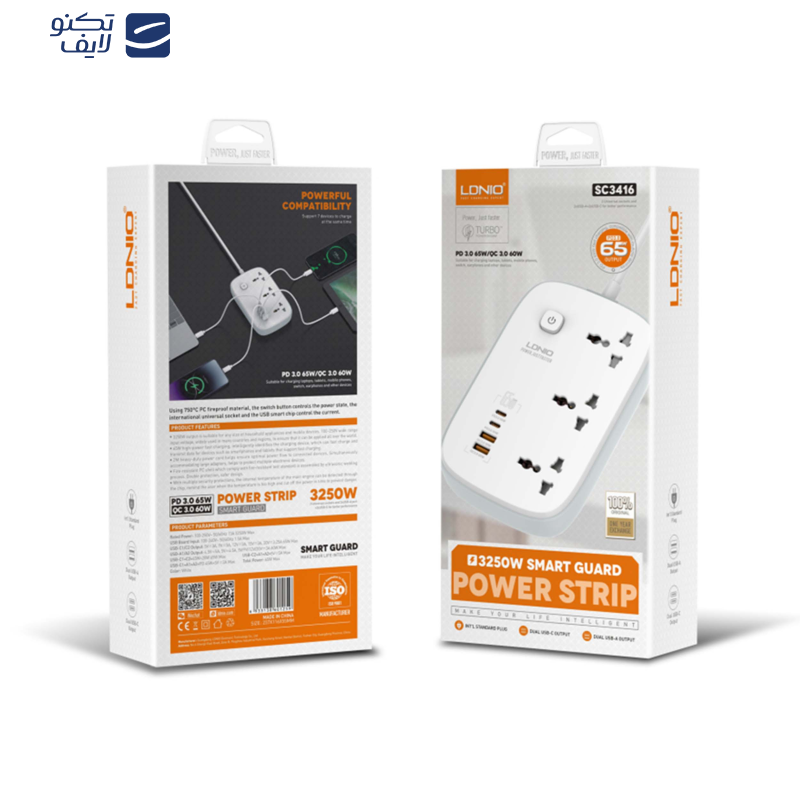 چندراهی برق الدینیو مدل 65W-SC3416