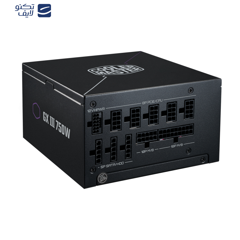 منبع تغذیه کامپیوتر کولر مستر مدل GX III GOLD 750 منبع تغذیه کامپیوتر کولر مستر مدل GX III GOLD 750