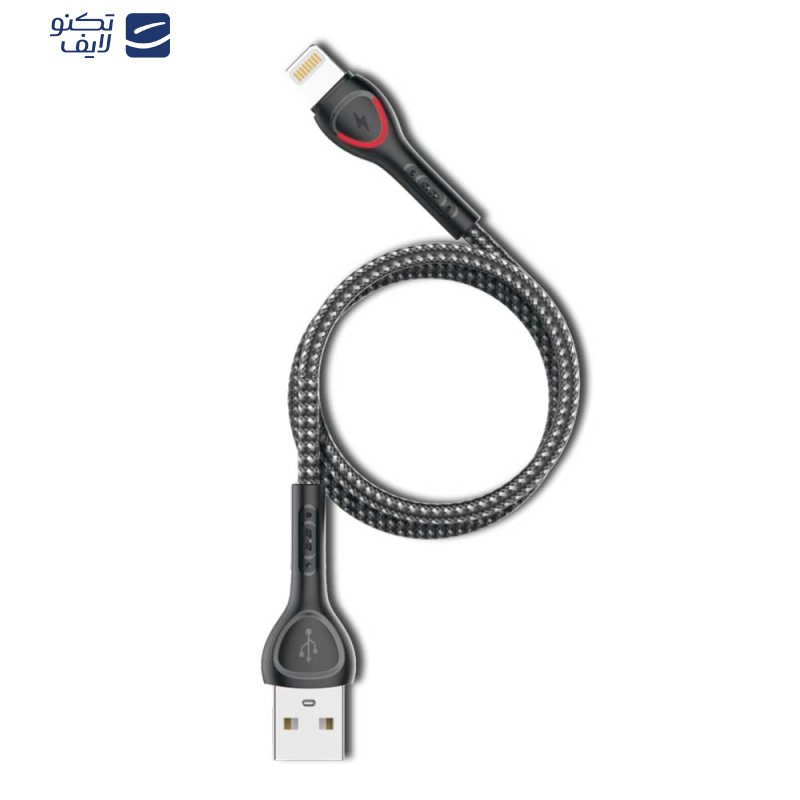 کابل تبدیل USB به لایتنینگ کینگ استار مدل K24i طول 1 متر کابل تبدیل USB به لایتنینگ کینگ استار مدل K24i طول 1 متر