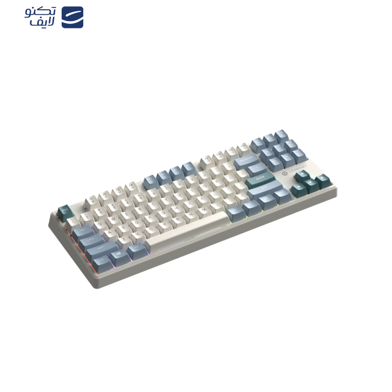 کیبورد گیمینگ بی سیم لاجی کی مدل K420W، سوییچ مکانیکال قرمز، Tenkeyless، نورپردازی RGB