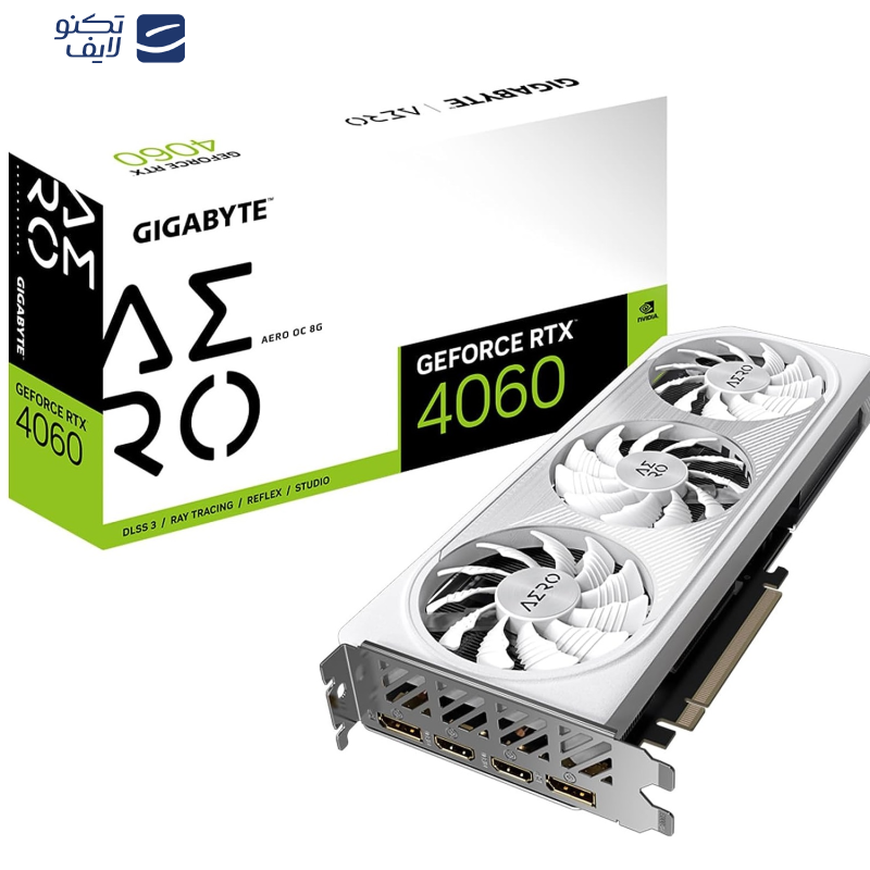 کارت گرافیک گیگابایت مدل GeForce RTX™ 4060 AERO OC 8G