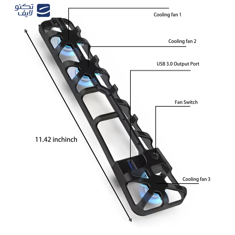  فن خنک کننده پلی استیشن 5 اسلیم دابی مدل TP5-3538