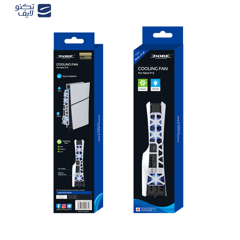 فن خنک کننده پلی استیشن 5 دابی مدل SLIM TP3538