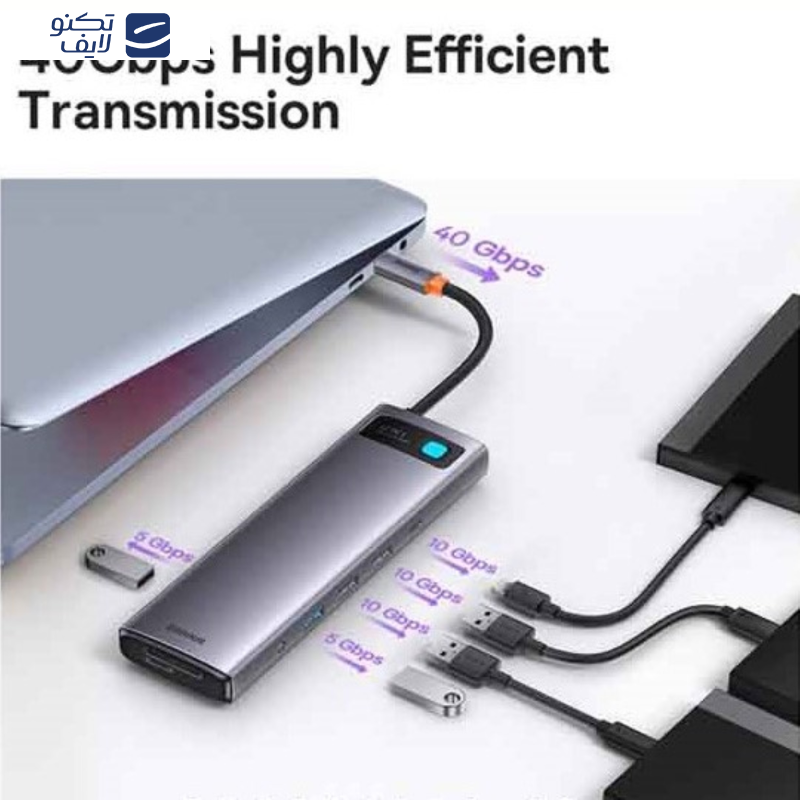 هاب 12 پورت USB-C بیسوس مدل Ma3268