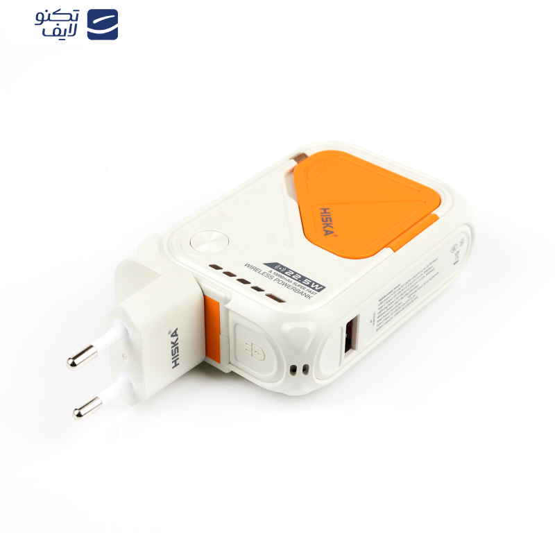  پاوربانک هیسکا مدل HP-123PD ظرفیت 10000 میلی آمپر ساعت