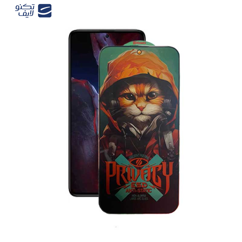 محافظ صفحه نمایش حریم شخصی اپیکوی مدل Privacy Hoodie Cat مناسب برای گوشی موبایل شیائومی Poco F5 Pro / F5 / F4 GT / F3 GT / F4 / F3