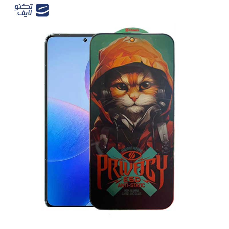 محافظ صفحه نمایش حریم شخصی اپیکوی مدل Privacy Hoodie Cat مناسب برای گوشی موبایل شیائومی Redmi K70 Pro / K70 / K70E