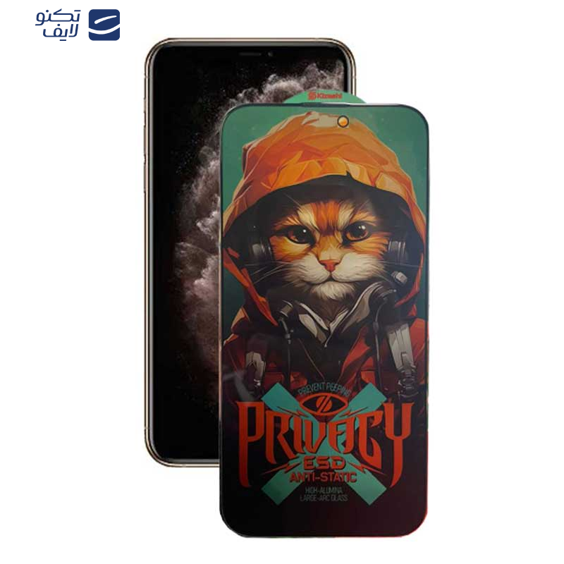 محافظ صفحه نمایش حریم شخصی اپیکوی مدل Hoodie Cat مناسب برای گوشی موبایل اپل iPhone 11 Pro Max/ Xs Max محافظ صفحه نمایش حریم شخصی اپیکوی مدل Hoodie Cat مناسب برای گوشی موبایل اپل iPhone 11 Pro Max/ Xs Max