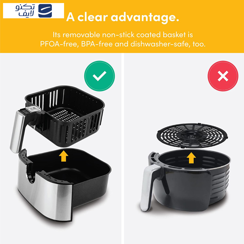 سرخ کن نوتریکوک مدل Air Fryer 2