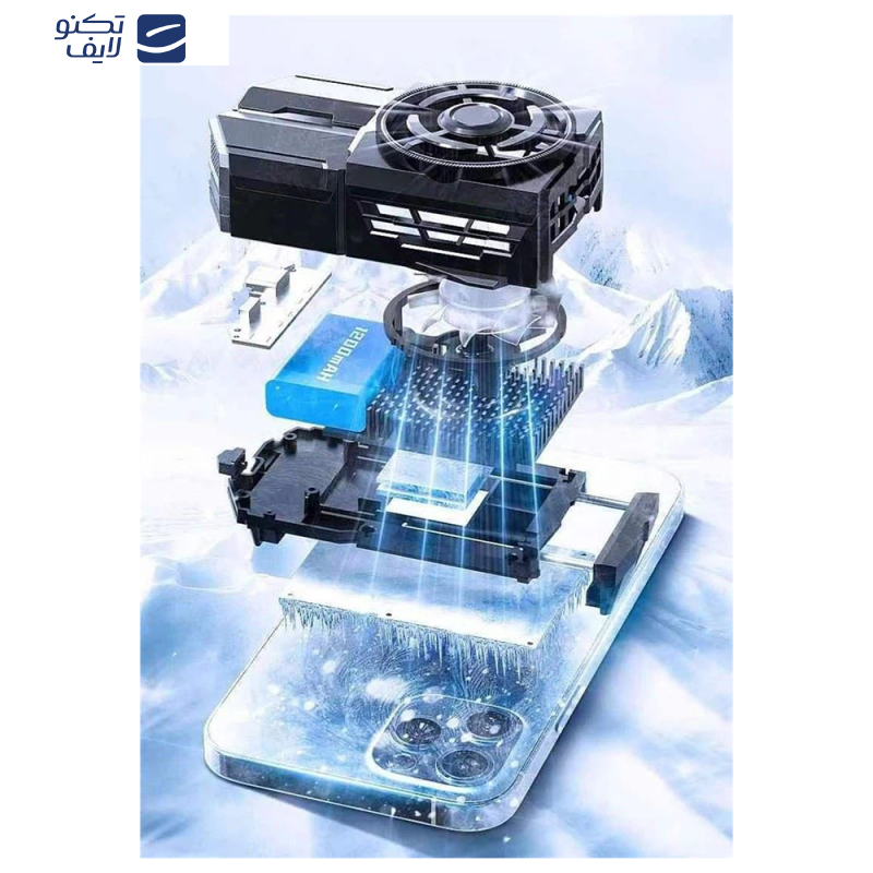 فن خنک کننده گوشی ممو مدل DLA5 فن خنک کننده گوشی ممو مدل DLA5