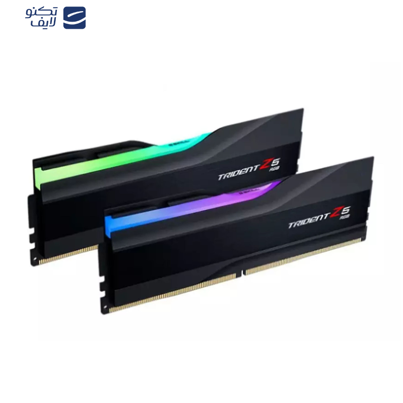 رم دسکتاپ DDR5 دوکاناله 6000 مگاهرتز CL36 جی اسکیل مدل TRIDENT Z5 RGB Black ظرفیت 64 گیگابایت