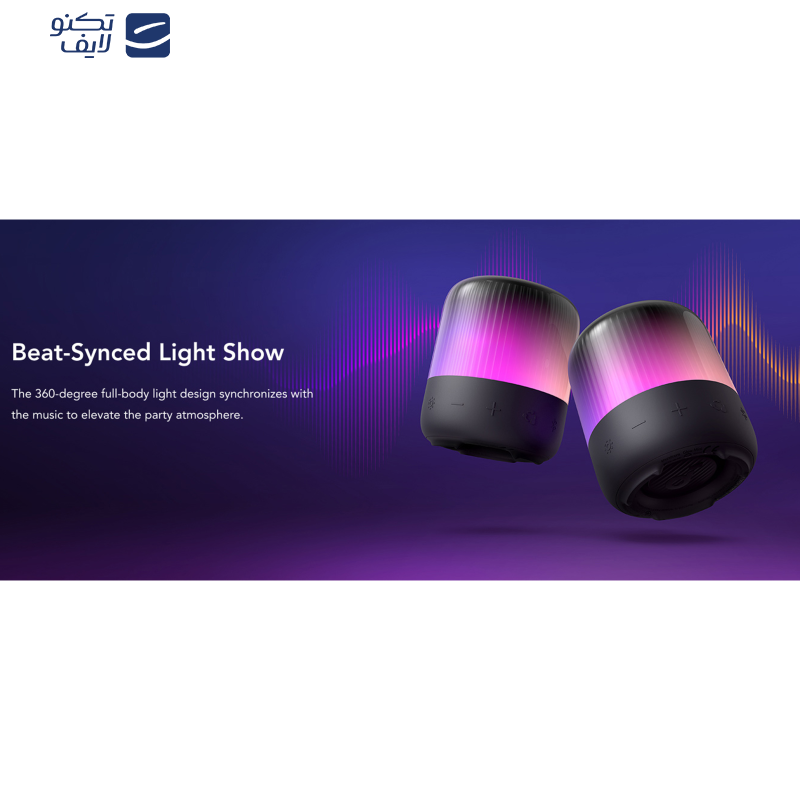 اسپیکر بلوتوثی قابل حمل انکر مدل Glow Mini A3136011