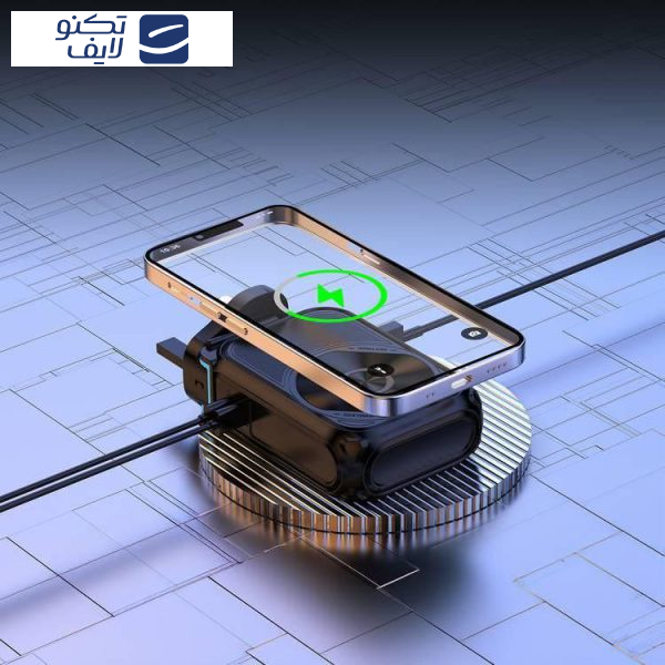 پاوربانک پاورولوجی مدلPPBCHA45 ظرفیت10.000میلی‌آمپر ساعت