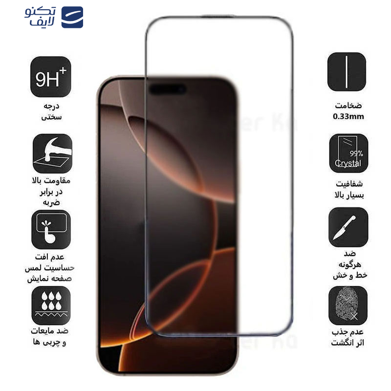 محافظ صفحه نمایش مات کی -زد دوو مدل AG-Matte-k مناسب برای گوشی موبایل اپل iPhone 16 Pro Max