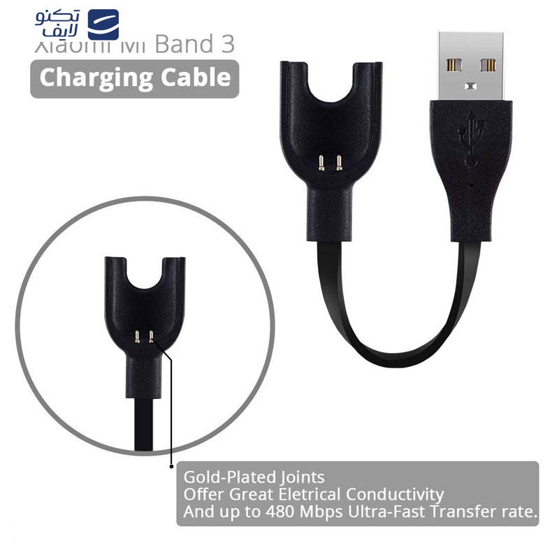 کابل شارژ مسیر مدل M-Chrge مناسب برای ساعت هوشمند شیائومی Mi Band 3