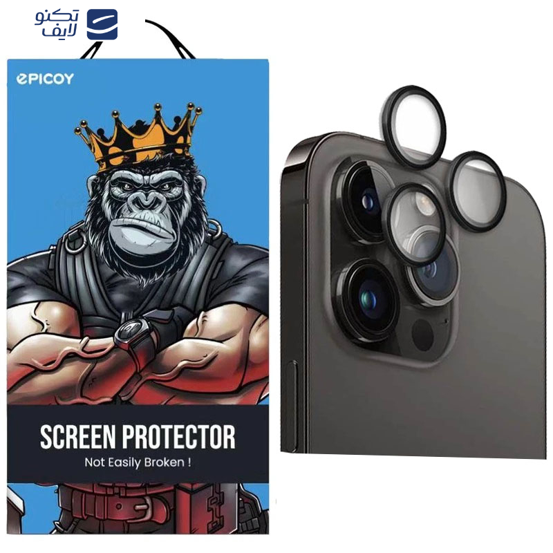 محافظ لنز دوربین اپیکوی مدل Chelipa مناسب برای گوشی موبایل اپل iPhone 13 Pro Max / 13 Pro