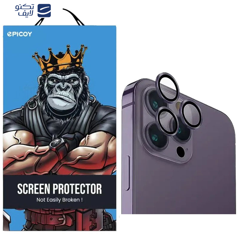 محافظ لنز دوربین اپیکوی مدل Chelipa مناسب برای گوشی موبایل اپل iPhone 15 Pro Max / 15 Pro