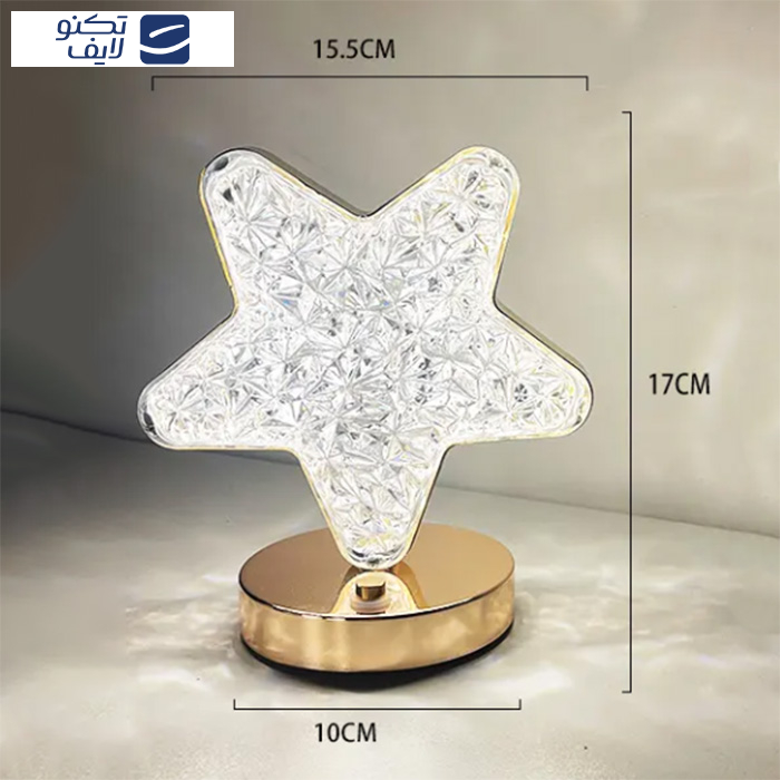 آباژور رومیزی مدل ستاره ای کد 1212