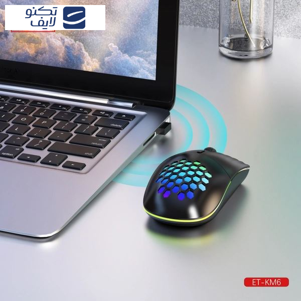 ماوس بی سیم مخصوص بازی ارلدام مدل KM6