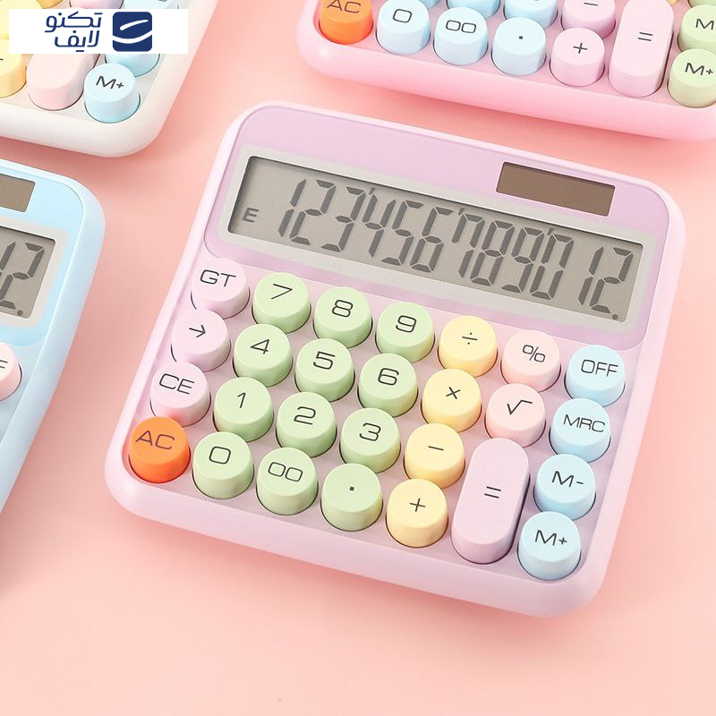 ماشین حساب مدل نوری طرح رنگی رنگی