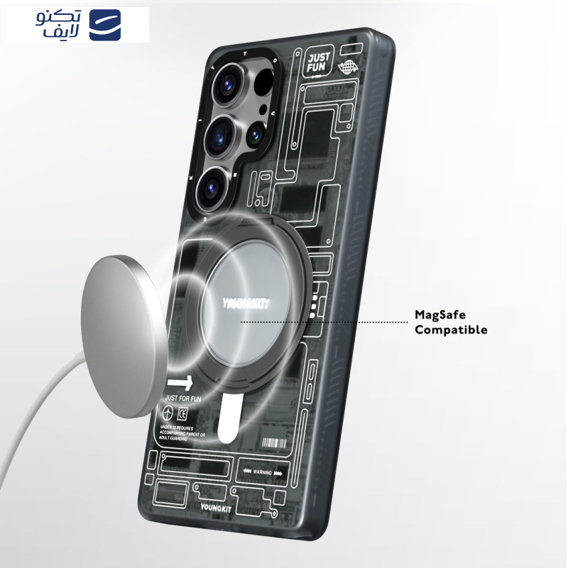 کاور یانگ کیت مدل Technology Rotating bracket مناسب برای گوشی موبایل سامسونگ Galaxy S25 Ultra کاور یانگ کیت مدل Technology Rotating bracket مناسب برای گوشی موبایل سامسونگ Galaxy S25 Ultra
