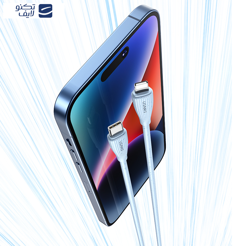 کابل تبدیل USB-C به لایتنینگ یوسمز مدل SJ717-30W طول 1.2 متر