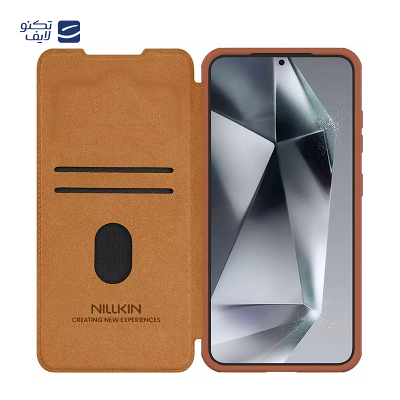 کیف کلاسوری نیلکین مدل Qin Pro مناسب برای گوشی موبایل سامسونگ Galaxy S25 Plus