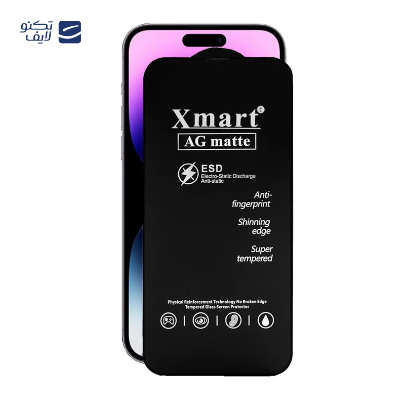 gallery-گلس گوشی مات اپل iphone 14 Plus/13 Pro Max اپیکوی مدل Xmart Ag Matte copy.png