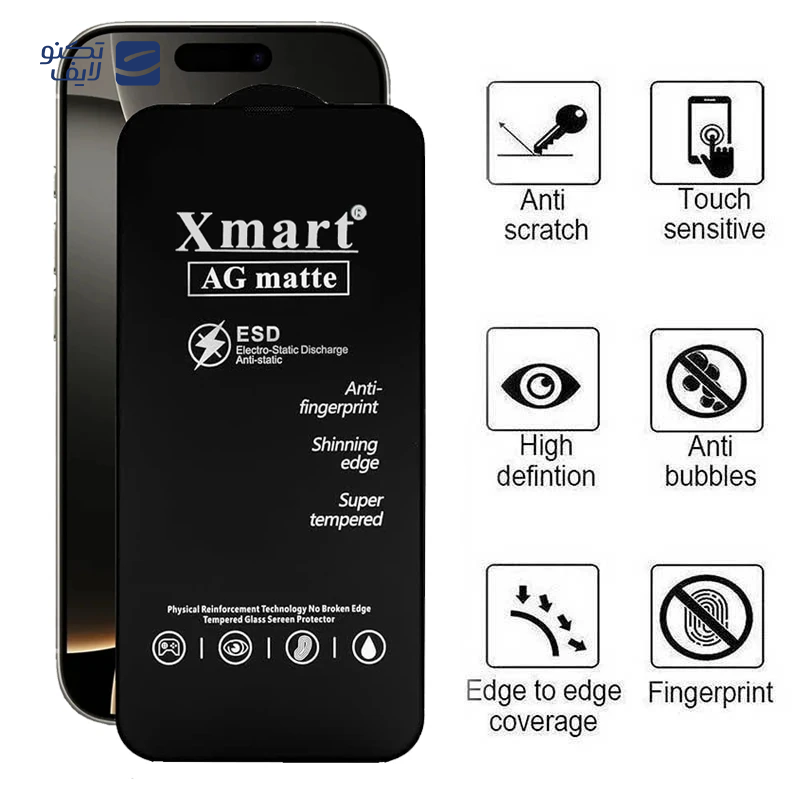 gallery-گلس گوشی مات اپل iphone 16 Pro اپیکوی مدل Xmart Ag Matte copy.png