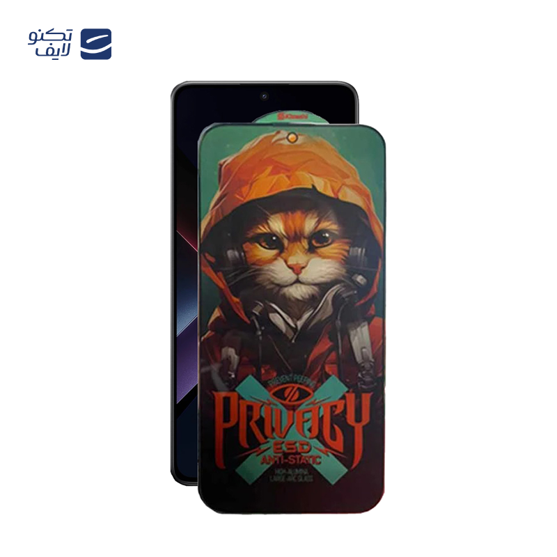 gallery-محافظ صفحه نمایش حریم شخصی اپیکوی مدل Privacy Hoodie Cat گوشی پوکو Poco X7 Pro - X7 - X6 Pro -X6 copy.png