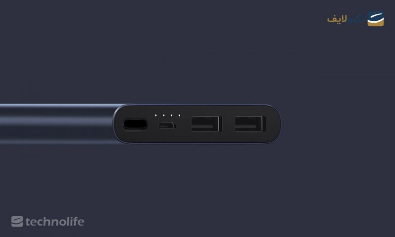 پاوربانک شیائومی دو پورت مدل Mi Power Bank 2S با ظرفیت 10000 میلی آمپر ساعت