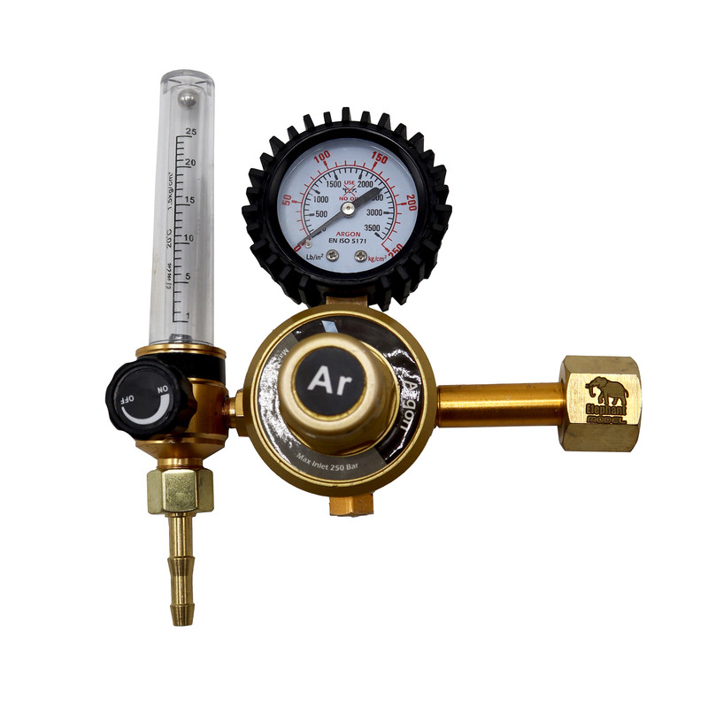 مانومتر جوشکاری مدل الفنت طرح هرمس کد YP-AR-CO2-FLOMETR