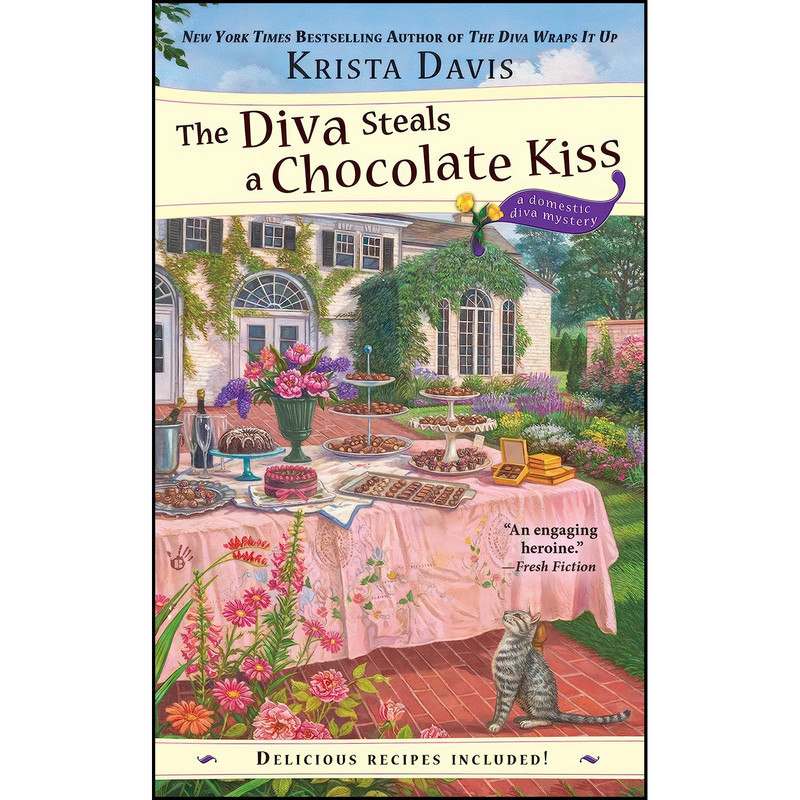 کتاب The Diva Steals a Chocolate Kiss اثر Krista Davis انتشارات Berkley
