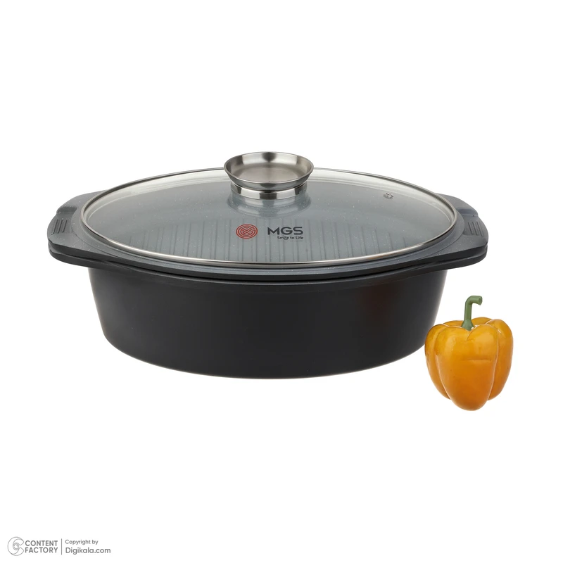 تابه گریل ام جی اس مدل دو طبقه سایز 38