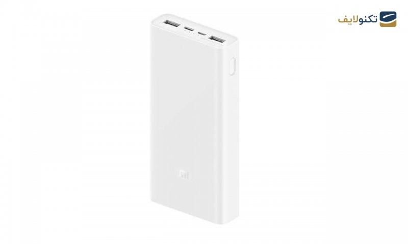 پاوربانک شیائومی مدل PLM18ZM ظرفیت 20000 میلی آمپر ساعت به همراه کابل تبدیل microUSB