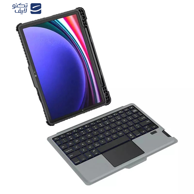 gallery-کیف کلاسوری کیبورد دار نیلکین مدل Bumper Combo Backlit مناسب برای تبلت سامسونگ Galaxy Tab S10 Plus - S9 Plus copy.png