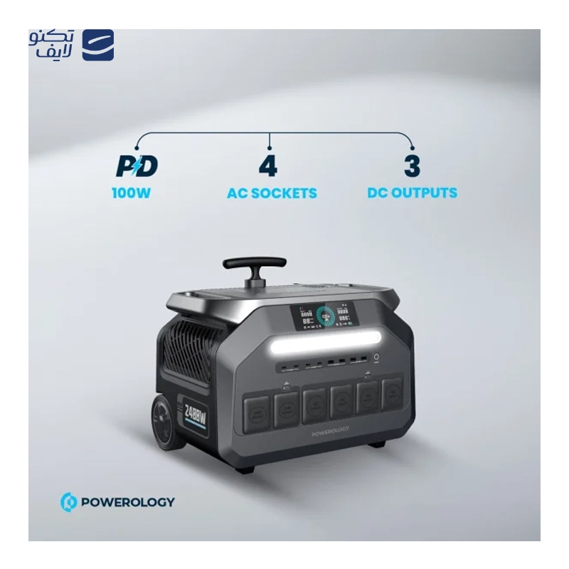 gallery-پاور استیشن پاورولوژی مدل Dynamic1800 PWP1800WBK ظرفیت 1800 میلی آمپر ساعت copy.png