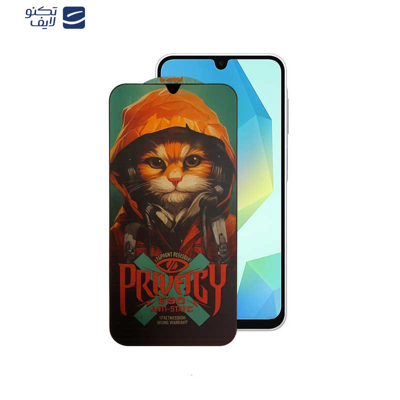 gallery-محافظ صفحه نمایش حریم شخصی گوشی سامسونگ Galaxy A26 - A16 اپیکوی مدل Privacy Hoodie Cat copy.png