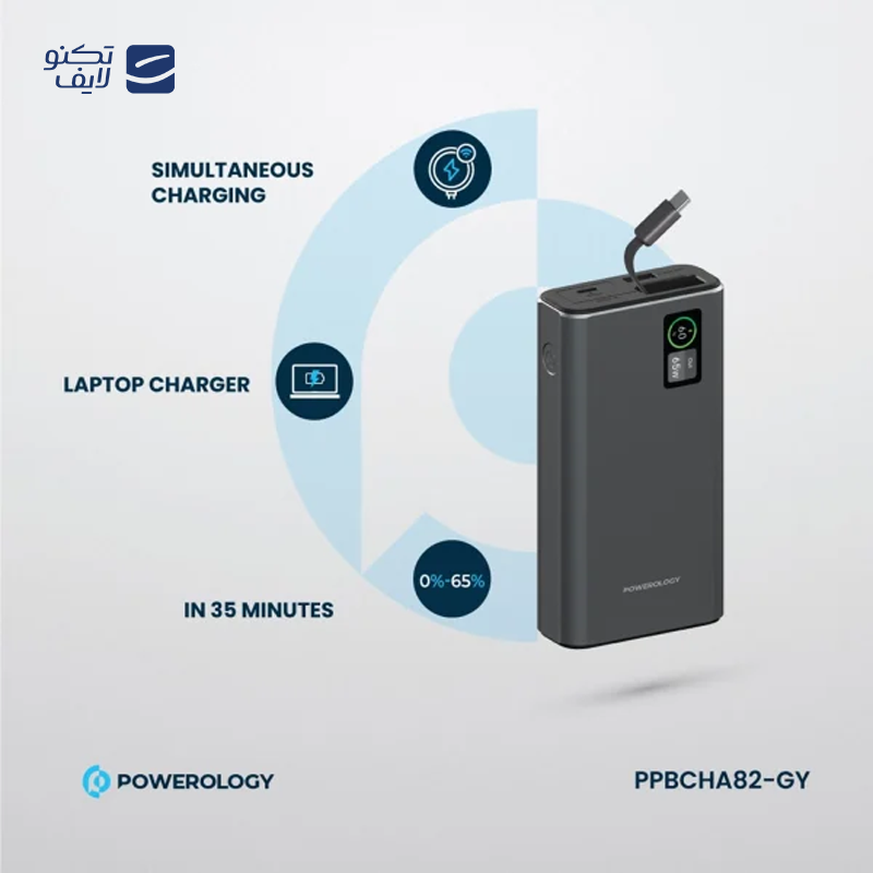 gallery-پاوربانک پاورولوجی مدل PPBCHA77 ظرفیت 27000 میلی آمپرساعت copy.png