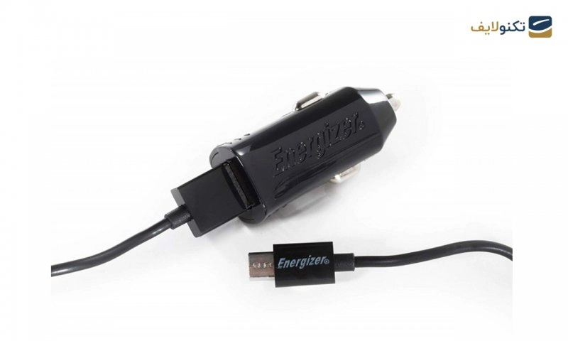 شارژر فندکی انرجایزر مدل DCA1ACMC3 به همراه کابل MicroUSB