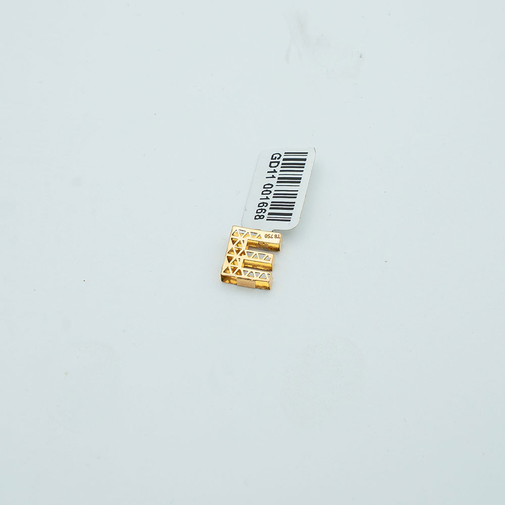 پلاک طلا 18 عیار گالری طلا عرفان حروف کد 1668