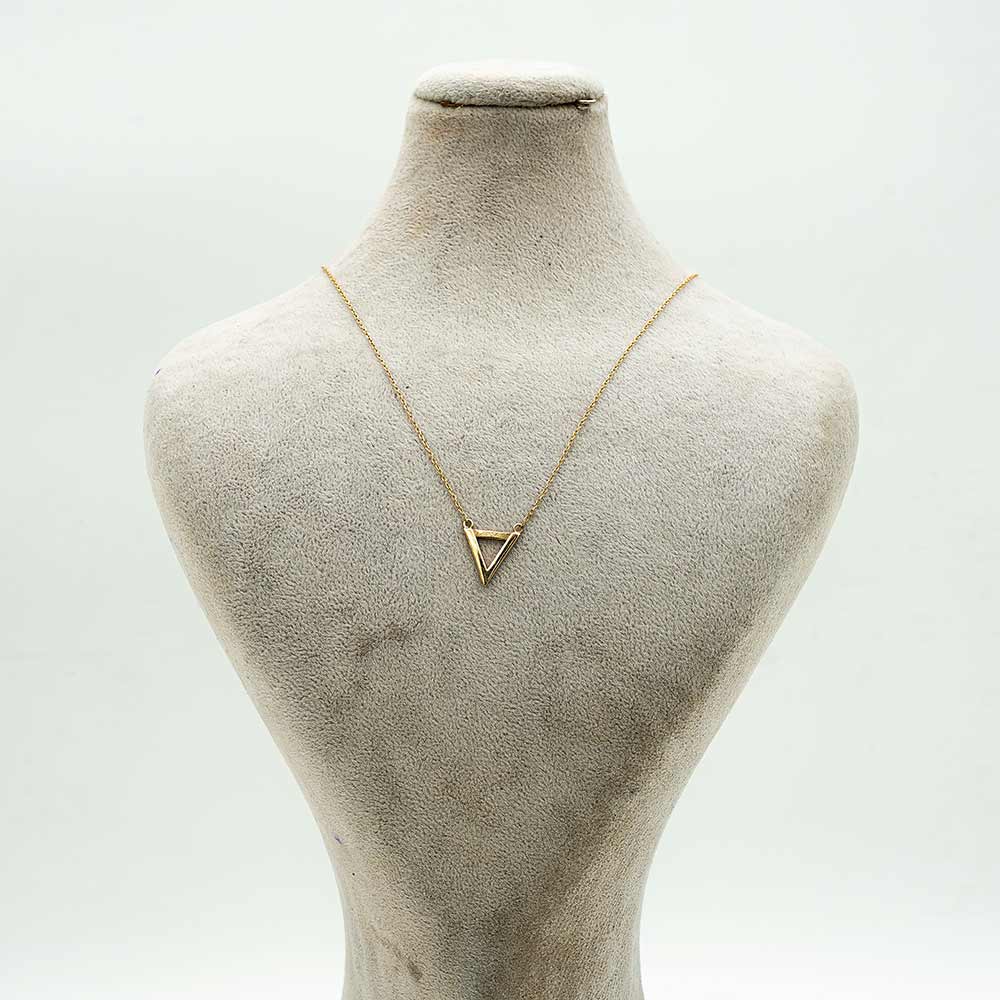 گردنبند طلا 18 عیار زنانه مدل مینیمال ک4651