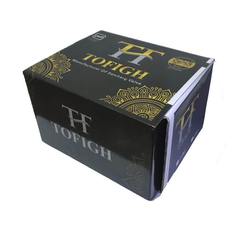 ست شیرآلات شیرآلات بهداشتی و ساختمانی توفیق مدل تنسو النگویی مجموعه 6 عددی